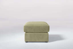 Fusion - Small Storage Stool, Cotton Blend / Jade - thumbnail 1