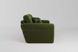 Mellow - 2 Seater Sofa, Soft Touch Velvet / Avocado - thumbnail 2
