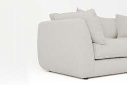 Utopia - 6 Piece - Rearrangeable Modular Sofa, Boucle / Ivory / Casual Trim - thumbnail 2