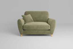 Cloud Nine - Loveseat, Cotton Blend / Jade