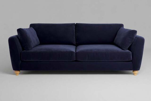 Daydream - 4.5 Seater Sofa, Soft Touch Velvet / Midnight Blue