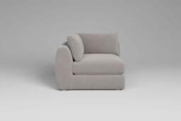 Zen - All-in-one - Corner, left & right arm, Boucle / Mink / Standard Back Cushions - thumbnail 7