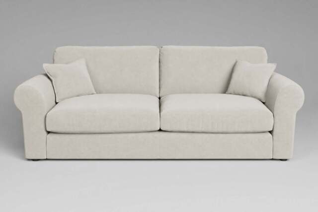 Mellow - 4.5 Seater Sofa, Luxe Woven Velvet / Snow - image 1
