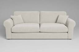 Mellow - 4.5 Seater Sofa, Luxe Woven Velvet / Snow