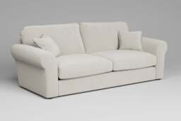 Mellow - 4.5 Seater Sofa, Luxe Woven Velvet / Snow - thumbnail 2