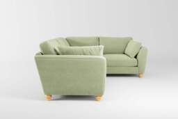 Daydream  -  Small Corner Sofa, Brushed Wool Feel / Sage - thumbnail 2