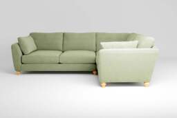 Daydream  -  Small Corner Sofa, Brushed Wool Feel / Sage - thumbnail 1