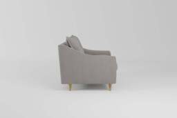 hush - Loveseat, Brushed Wool Feel / Pewter - thumbnail 2