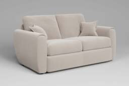 Tranquil - 2 Seater Sofa, Plush Chenille / Chalk - thumbnail 3