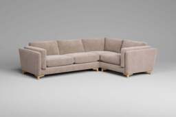 Fusion - Small Corner Sofa, Cotton Blend / Bisque - thumbnail 2