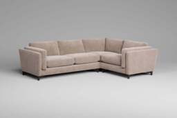 Fusion - Small Corner Sofa, Cotton Blend / Bisque - thumbnail 4