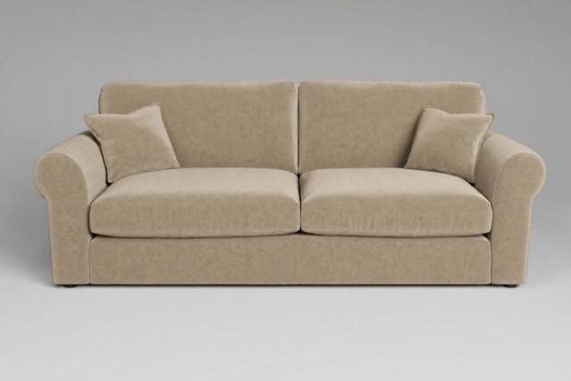 Mellow - 4.5 Seater Sofa, Luxe Woven Velvet / Latte - image 1