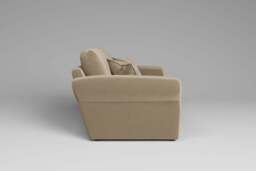 Mellow - 4.5 Seater Sofa, Luxe Woven Velvet / Latte - thumbnail 3