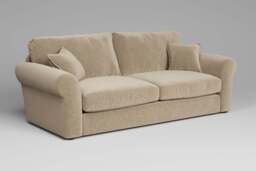 Mellow - 4.5 Seater Sofa, Luxe Woven Velvet / Latte - thumbnail 2