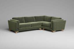 Fusion - Small Corner Sofa, Cosy Textured Weave / Pistachio - thumbnail 2