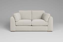 Muse - 2 Seater Sofa, Luxe Woven Velvet / Snow