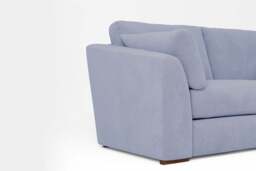 Muse - 4.5 Seater Sofa, Brushed Wool Feel / Denim - thumbnail 2