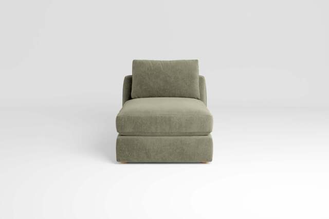 Zen - Armless Piece, Cotton Blend / Jade / Standard Back Cushions - image 1