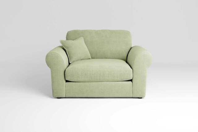 Mellow - Loveseat, Brushed Wool Feel / Sage - image 1