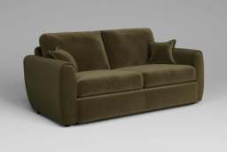Tranquil - 3 Seater Sofa, Luxe Woven Velvet / Forest Green - thumbnail 2