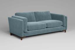 Fusion - 3 Seater Sofa, Cotton Blend / Topaz - thumbnail 3