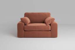7th Heaven Maxi - Loveseat, Soft Touch Velvet / Cinnamon