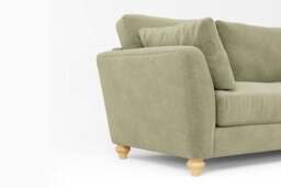 Daydream  -  Large Corner Sofa, Cotton Blend / Jade - thumbnail 3
