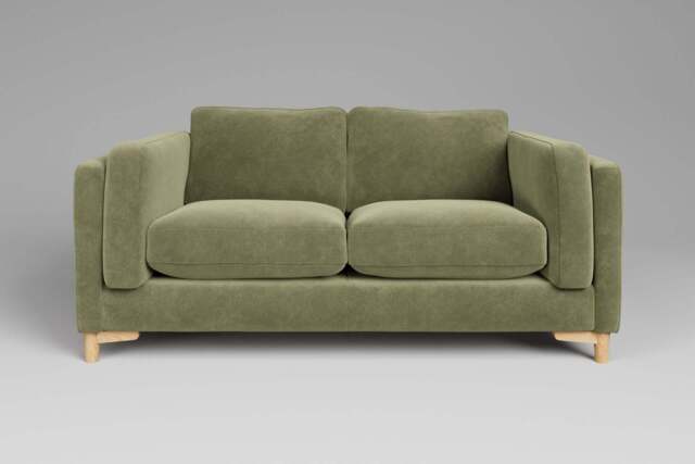 Fusion - 2 Seater Sofa, Cotton Blend / Jade - image 1