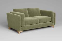 Fusion - 2 Seater Sofa, Cotton Blend / Jade - thumbnail 2