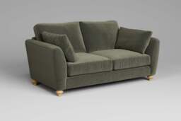 Daydream - 3 Seater Sofa, Luxe Woven Velvet / Pine - thumbnail 2