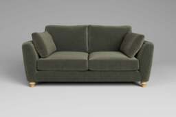 Daydream - 3 Seater Sofa, Luxe Woven Velvet / Pine - thumbnail 1