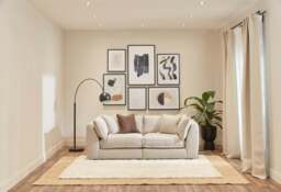 Utopia - 2 Piece - Rearrangeable Modular Sofa, Boucle / Mink / Casual Trim - thumbnail 3