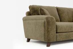 Serenity - 4 Seater Sofa, Soft Woven Chenille / Olive - thumbnail 3