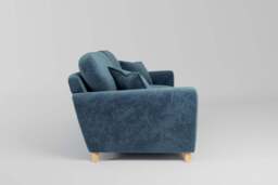 Cloud Nine - 4 Seater Sofa, Soft Woven Chenille / Fjord - thumbnail 3