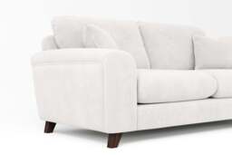 Serenity - 3 Seater Sofa, Brushed Wool Feel / Whisper - thumbnail 3