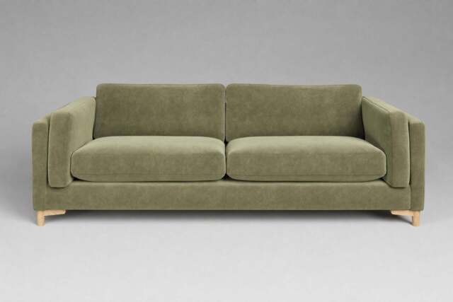 Fusion - 4.5 Seater Sofa, Cotton Blend / Jade - image 1