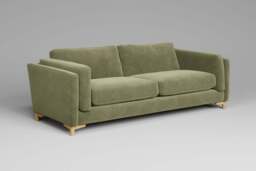 Fusion - 4.5 Seater Sofa, Cotton Blend / Jade - thumbnail 4