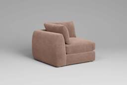 Zen - All-in-one - Corner, left & right arm, Cotton Blend / Chai / Full-Width Back Cushions - thumbnail 5