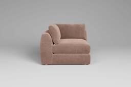 Zen - All-in-one - Corner, left & right arm, Cotton Blend / Chai / Full-Width Back Cushions - thumbnail 1