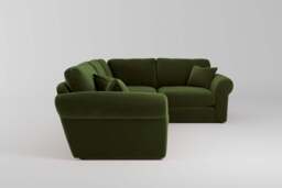 Mellow - Small Corner Sofa, Soft Touch Velvet / Avocado - thumbnail 2