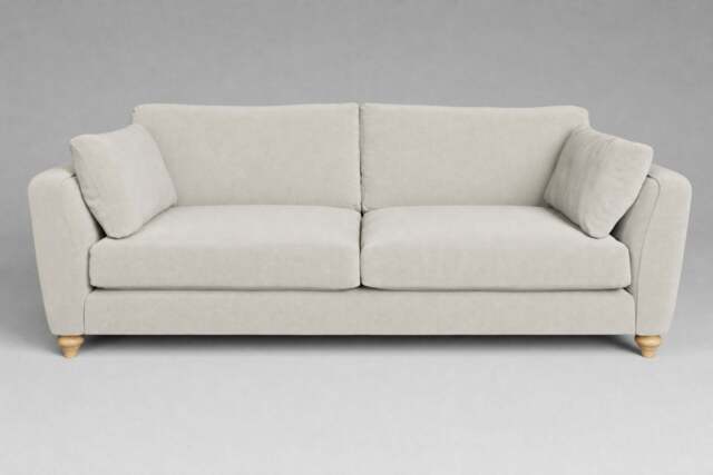 Daydream - 4.5 Seater Sofa, Luxe Woven Velvet / Snow - image 1