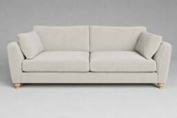 Daydream - 4.5 Seater Sofa, Luxe Woven Velvet / Snow - thumbnail 1