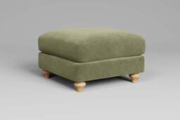 Daydream - Footstool (Medium), Cotton Blend / Jade - thumbnail 2