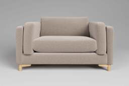 Fusion - Loveseat, Basket weave / Sand