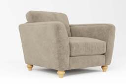 Daydream - Chair, Soft Woven Chenille / Ecru - thumbnail 4