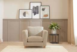 Daydream - Chair, Soft Woven Chenille / Ecru - thumbnail 6