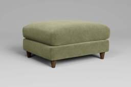 Cloud Nine - Footstool (Large), Cotton Blend / Jade - thumbnail 3