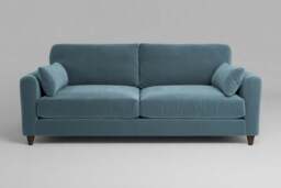 7th Heaven Midi - 4.5 Seater Sofa, Soft Touch Velvet / Sea Green