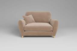 Cloud Nine - Loveseat, Soft Touch Velvet / Soft Mink - thumbnail 1
