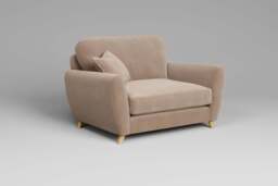Cloud Nine - Loveseat, Soft Touch Velvet / Soft Mink - thumbnail 3